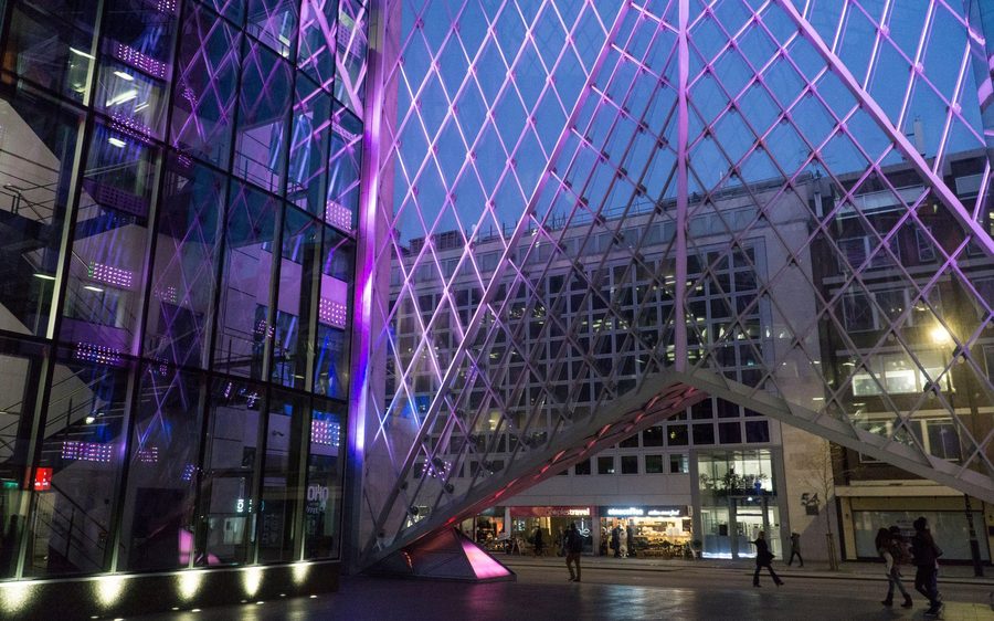 ECN office DOOH advertising · 55 Baker Street · Marylebone · London