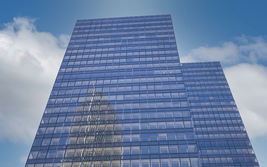 ECN office DOOH advertising · Tour Franklin · La Défense · Paris