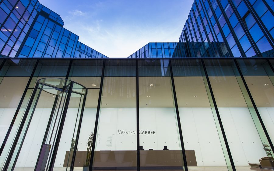 ECN office DOOH advertising · Westend Carree · Westend · Frankfurt