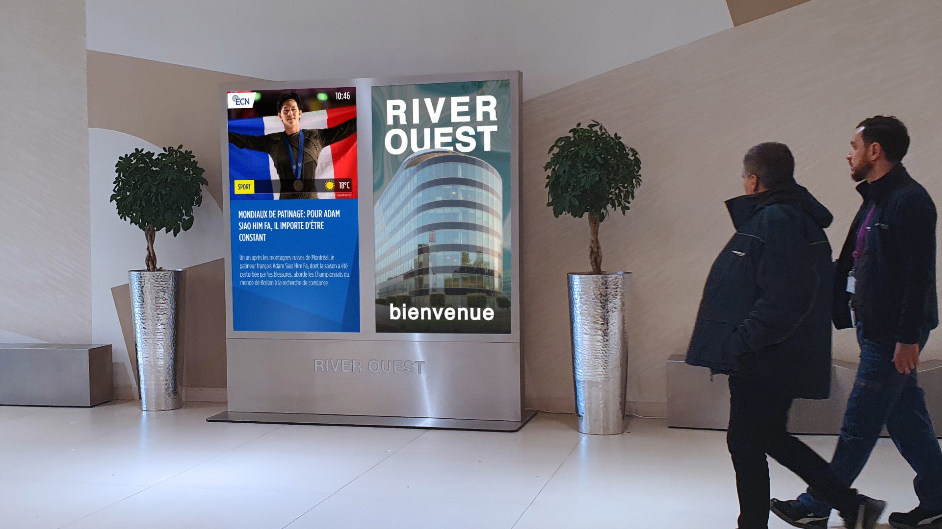River Ouest — réseau de bureaux ECN